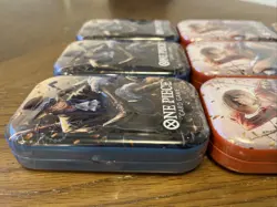 One Piece Card Game Tin Set Vol. 2 Lot of 9 Sealed Mini Tins All 3 Art Designs - Image 5