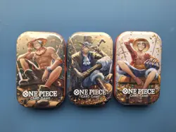 ONE PIECE CARD GAME - Mini TIN PACK Lot Of 3 Tins Set VOL. 2 - Image 1