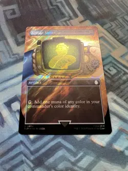 MTG Borderless Surge Foil Arcane Signet NM- Universes Beyond: Fallout - Image 3