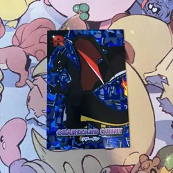 Shiny Charizard V2 Blue Holo Box Hit Team Rocket Database Pokemon Card - Image 1