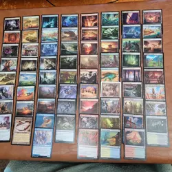 68 NON_BASIC LANDS useful COLLECTION Lot of ALL Different Magic MTG Cards - Image 1