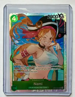 Nami SR OP14-031 The Azure Sea's Seven Foil One Piece Card Game - Image 3
