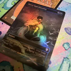 Fierce Guardianship Full Art Foil Play Test Card Mtg Spirited Away - Image 2