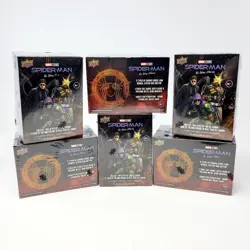 Upper Deck Marvel Spider-Man No Way Home Trading Cards - Lot of 6 Blaster Boxes - Image 1