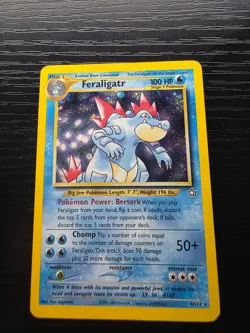 Feraligatr 4/111 Holo Neo Genesis Pokemon TCG LP Lightly Played English - Image 1