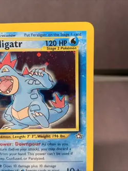 Pokemon TCG Feraligatr 4/111 Neo Genesis Unlimited Holo Rare 2000 WOTC VTG NM - Image 3