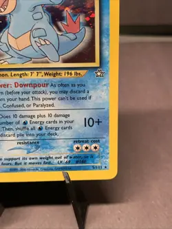 Pokemon TCG Feraligatr 4/111 Neo Genesis Unlimited Holo Rare 2000 WOTC VTG NM - Image 4