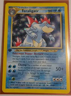 Feraligatr - 4/111 - Pokemon Neo Genesis 1st Edition Holo Rare Card WOTC NM - Image 1