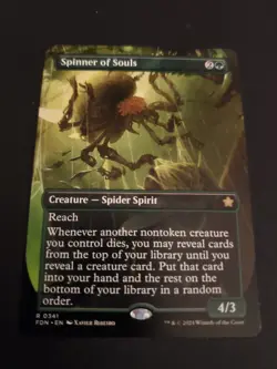 Spinner of Souls (Borderless) - Foundations - MTG - NM - Image 1