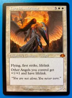 1x MTG Lyra Dawnbringer *Retro* - Dominaria Remastered Mythic! NM Mint! - Image 1