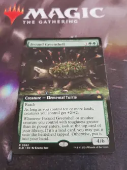Mtg. Fecund Greenshell. Extended Art. Bloomburrow. Nm - Image 1