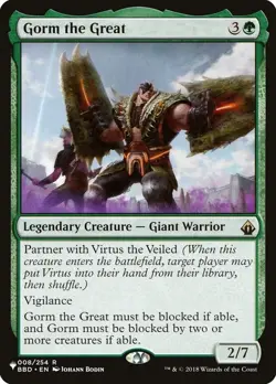 The List GORM THE GREAT 008 Zendikar Rising MTG Magic NM - Image 1