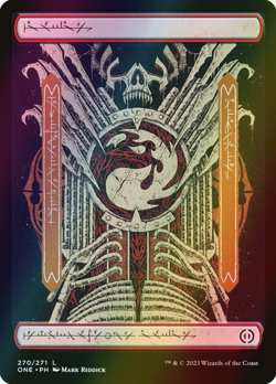 MTG Mountain (270) Full Art Foil ** Phyrexia: All Will Be One ** English - Image 1