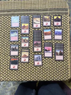 MTG Mountain Land Lot (44) Ice Age, Mirage, Tempest, Urza’s Saga More Old Border - Image 2