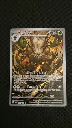 Pokemon TCG Shiftry 163/162 Temporal Forces Illustration Rare Card Near Mint Eng - Image 1