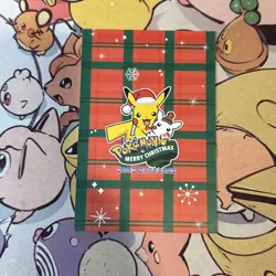 A - Pikachu Mario Rainbow Stripes Cracked Ice Holo Pokemon Database Christmas - Image 3
