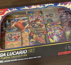 Pokemon TCG Mega Lucario ex Premium Figure Collection Box New Factory Sealed - Image 2