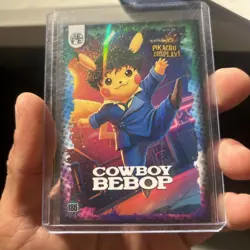 Cowboy Bebop (Pikachu) #186 - Galaxy Holo - Electric Pikachu Cosplay - Pokemon - Image 1