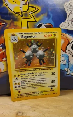 Pokemon TCG Magneton Holo 11/62 Basis Set Rare Deutsch 🇩🇪 - Image 1