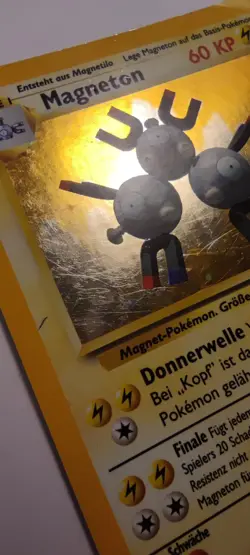 Pokemon TCG Magneton Holo 11/62 Basis Set Rare Deutsch 🇩🇪 - Image 2