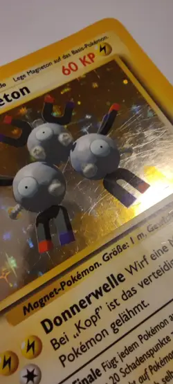 Pokemon TCG Magneton Holo 11/62 Basis Set Rare Deutsch 🇩🇪 - Image 3