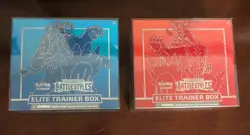 Pokemon Sword and Shield Battle Styles ETB Combo Set Red/Blue Arts with Case - Image 2