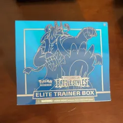 Pokemon Sword and Shield Battle Styles ETB Combo Set Red/Blue Arts with Case - Image 4