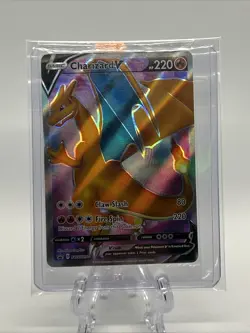 Pokemon Charizard v Full Art Holo Rare Black SEALED Star Promo SWSH050 - Image 3