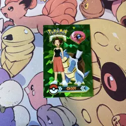 Green Holo Hit - Cissy - 2022 Pokemon Indigo League Sticker Set (Peru) - Image 1