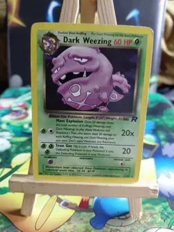 ⭐ Dark Weezing 31/82 ⭐ Non Holo Rare Team Rocket Set Pokemon Card WOTC TCG - Image 1
