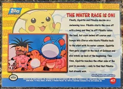 1999 Pokemon Topps Pikachu's Vacation The Water Race Is On! 47 - Image 2