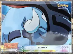 1999 Pokemon Topps Mewtwo Strikes Back Donfan FOIL 11 - Image 1