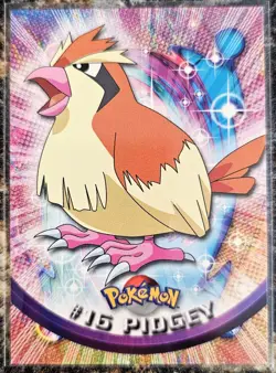 1999 Pokemon Topps Pidgey 16 Ungraded NM or Better - Image 1