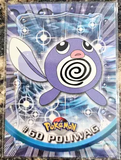1999 Pokemon Topps Poliwag 60 Ungraded NM or Better - Image 1