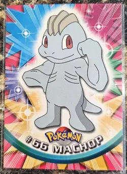 1999 Pokemon Topps Machop 66 Ungraded NM or Better - Image 1