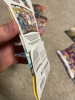EMPTY Cosmic Eclipse Booster Pack Sleeves Pokemon - Image 4