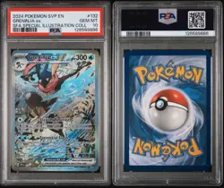 2024 POKEMON SVP EN-SV BLACK STAR PROMO #132 GRENINJA EX PSA 10 - Image 1