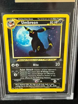 Pokemon Umbreon 13/75 Neo Discovery Holo MNT 9 Mint 2001 WOTC Vintage Rare - Image 5