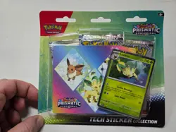 Pokemon Prismatic Evolutions Tech Sticker Collection 3 Pack - Image 1