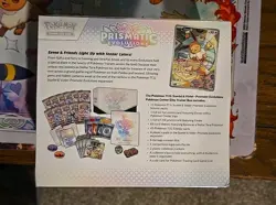 Prismatic Evolutions Pokemon Center Exclusive Elite Trainer Box ETB SEALED - Image 2