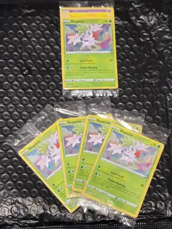 Pokemon Shaymin Zeraora Marshadow Cosmos Holo SEALED Knockout Collection SWIRL - Image 1