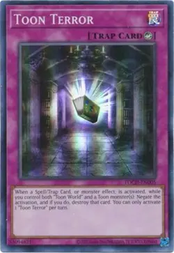 1x (EX) Toon Terror - TOCH-EN005 - Super Rare - Unlimited Edition YuGiOh - Image 1