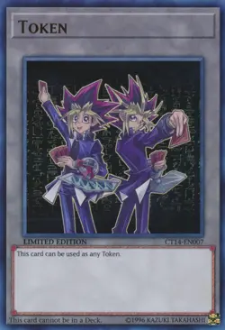1x (NM) Token - Atem & Yugi - CT14-EN007 - Ultra Rare - Limited Edition YuGiOh - Image 1