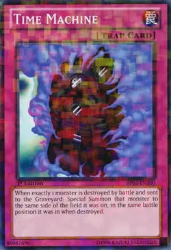 1x (EX) Time Machine - BP02-EN200 - Mosaic Rare - Unlimited Edition YuGiOh - Image 1