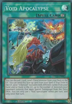1x (NM) Void Apocalypse - ETCO-EN065 - Super Rare - 1st Edition YuGiOh - Image 1