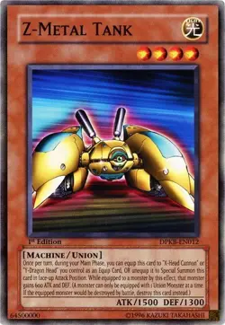 1x (NM) Z-Metal Tank - DPKB-EN012 - Common - Unlimited Edition YuGiOh - Image 1