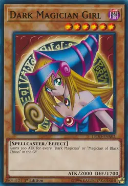 1x (LP) Dark Magician Girl - LEDD-ENA02 - Common - 1st Edition YuGiOh - Image 1
