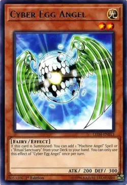 1x (NM) Cyber Egg Angel - LED4-EN013 - Rare - 1st Edition YuGiOh - Image 1