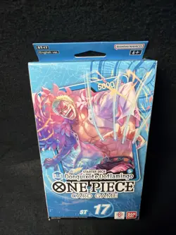 ONE PIECE TCG: Donquixote Doflamingo STARTER DECK (ST-17) New/Sealed English PRB - Image 1