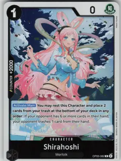 One Piece TCG Shirahoshi R Awakening of the New Era OP05-082 - Image 1